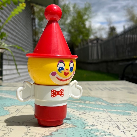 Vintage 90s Clown Noisemaker Toy - Picture 1 of 4